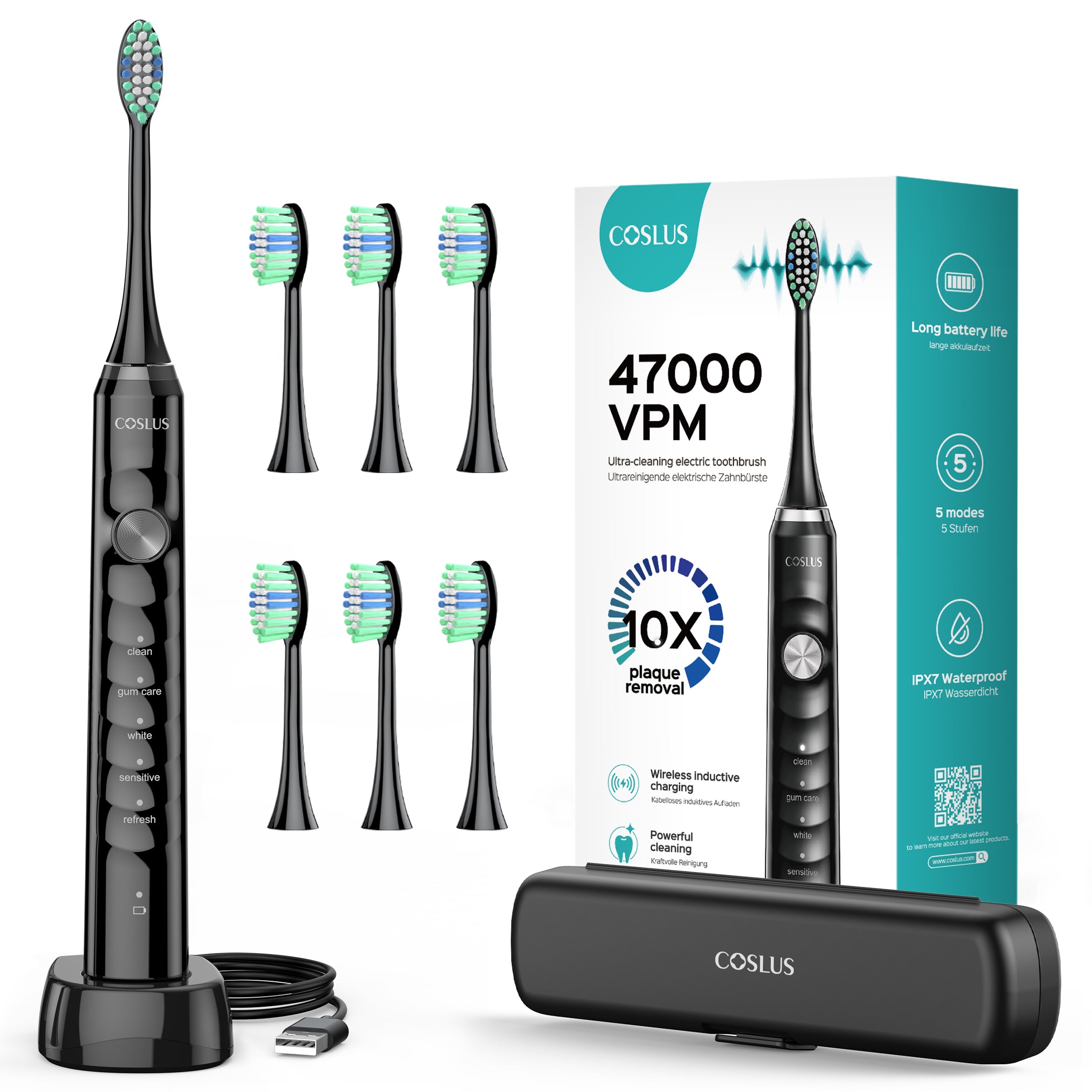coslus-oral-care-cx40-schallzahnb-rste-wei-sonic image 2
