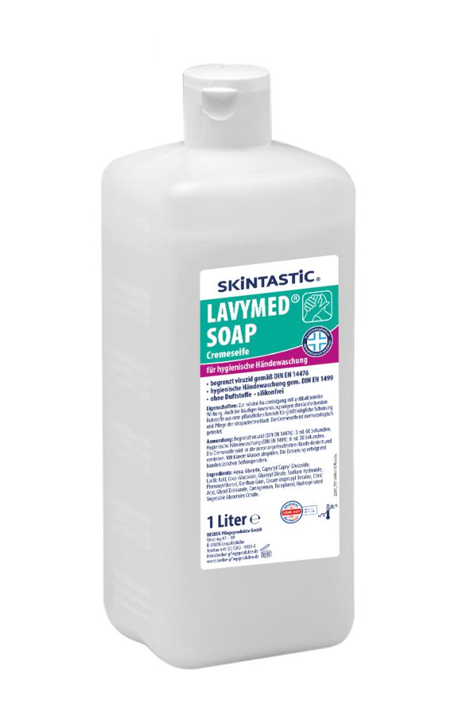 skintastic-lavymed-cremeseife-1-liter-ohne-duftstoffe image 1