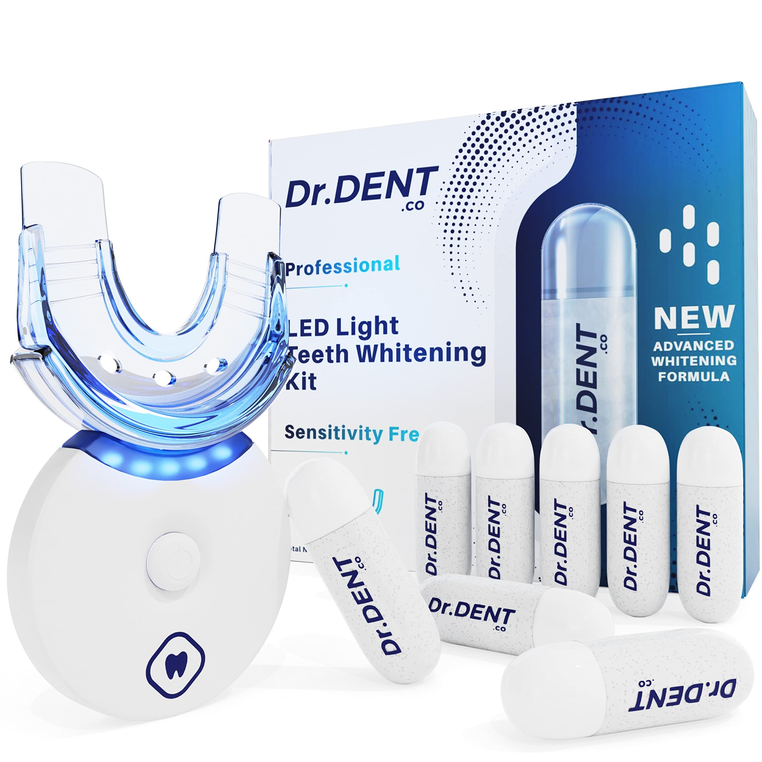 drdent-led-teeth-whitening-kit-zahnaufhellung-8-kapseln-peroxidfrei image 1