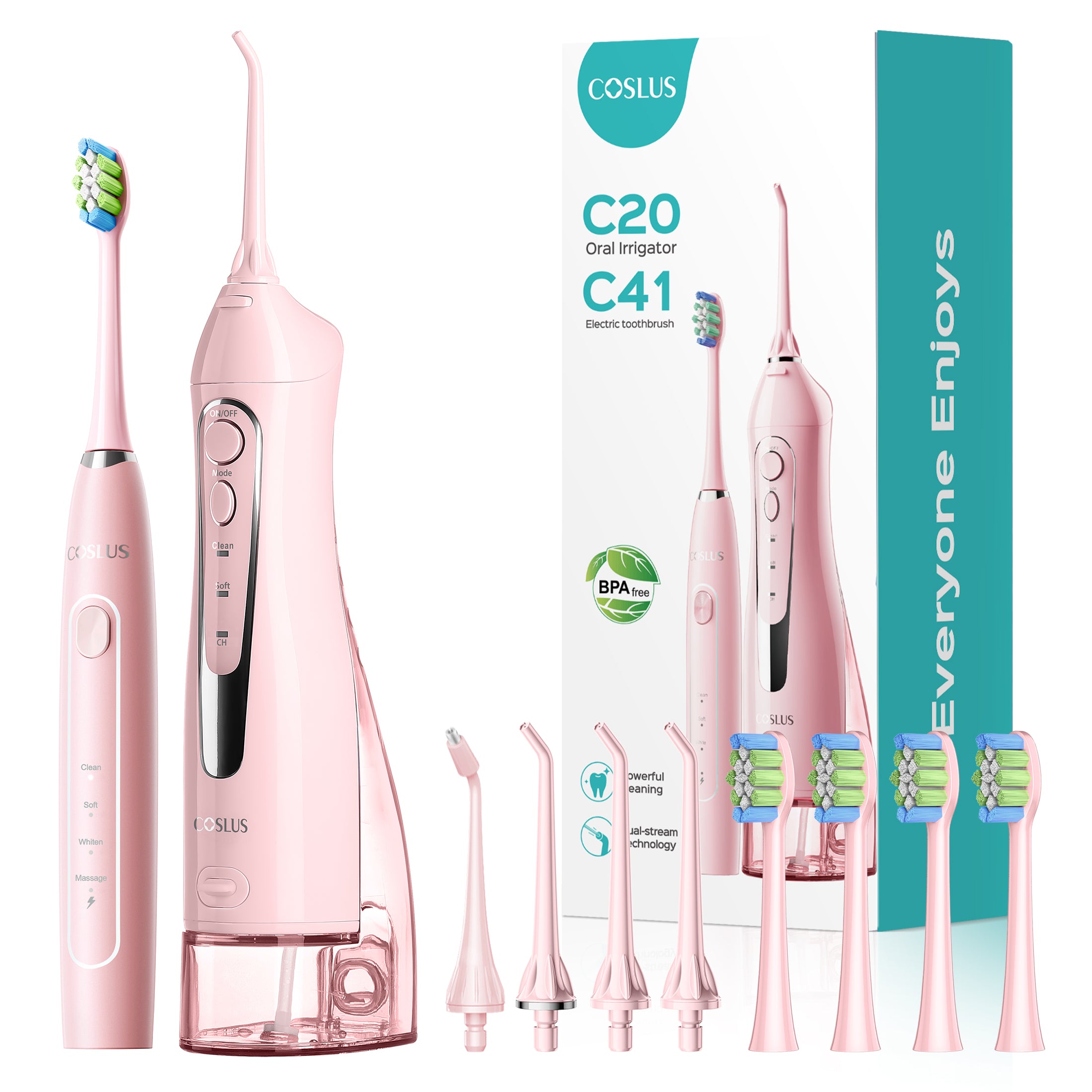 coslus-oral-care-cx20-cx41-zahnb-rstenset-schwarz image 2