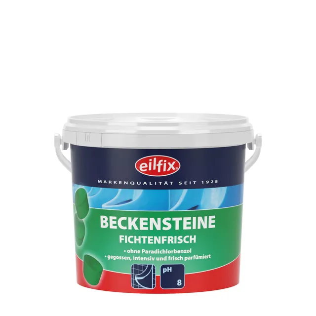 eilfix-beckensteine-fichtenfrisch-2kg-eimer-gr-n image 1