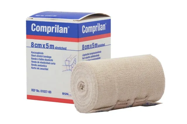 comprilan-kurzzugbinde-8-cm-x-5-m-kompressionsbinde-baumwolle image 1