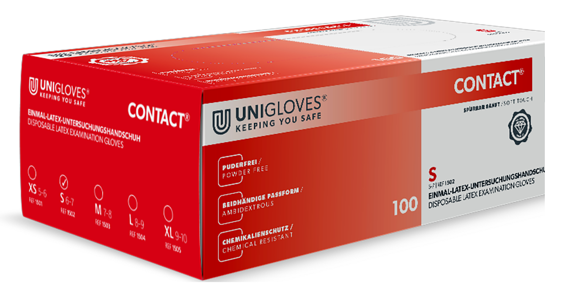 unigloves-contact-latexhandschuhe-s-puderfrei-100-st-ck image 2