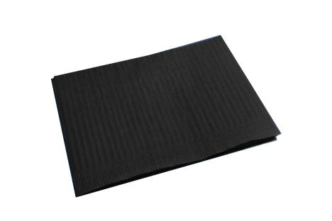unigloves-patientenserviette-schwarz-33x45-500-st-ck-2-lagig image 1