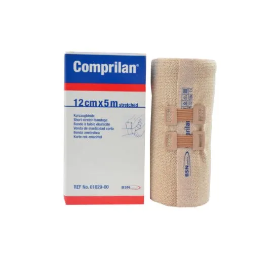 comprilan-kurzzugbinde-12cmx5m-kompressionsbinde-baumwolle image 1