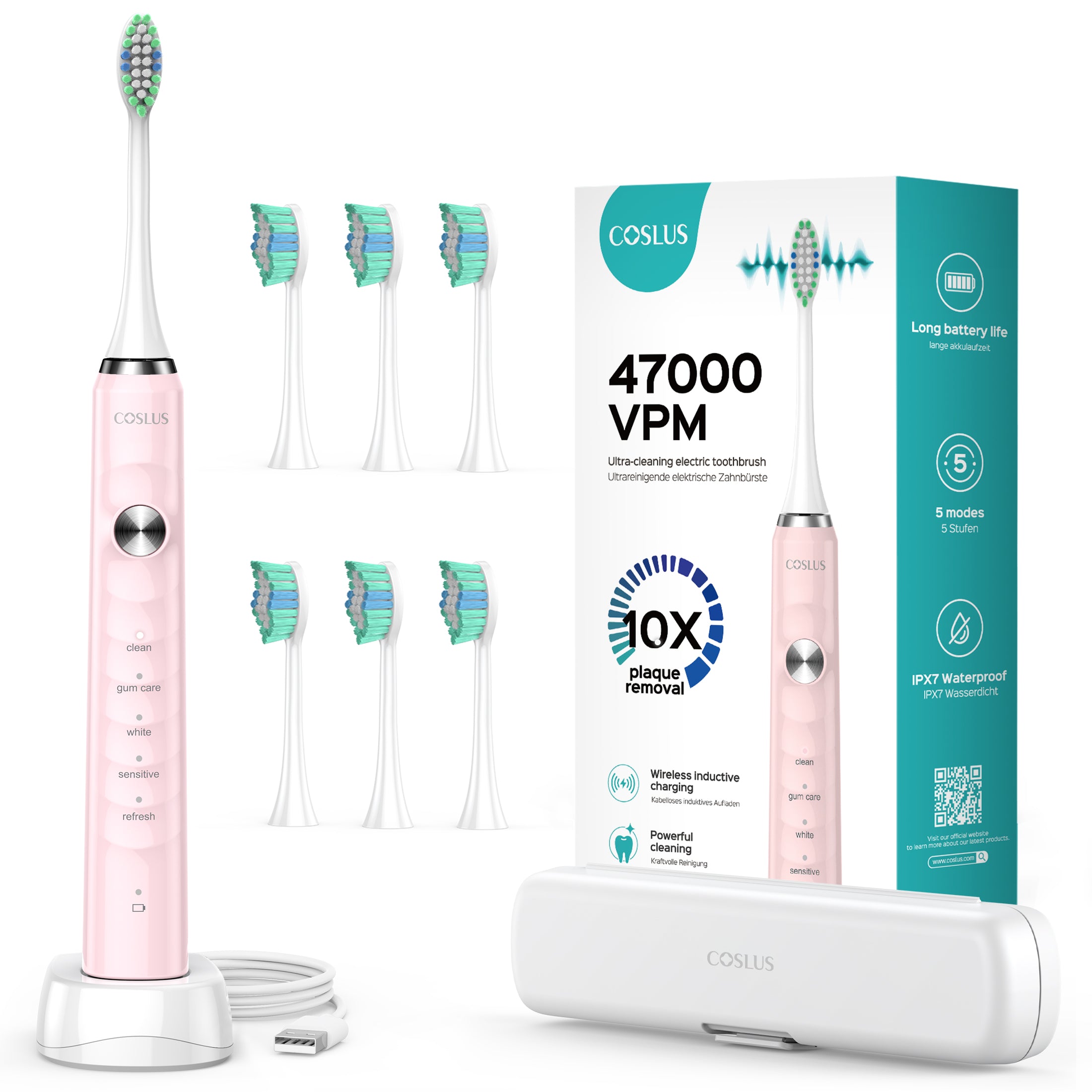 coslus-oral-care-cx40-schallzahnb-rste-wei-sonic image 3