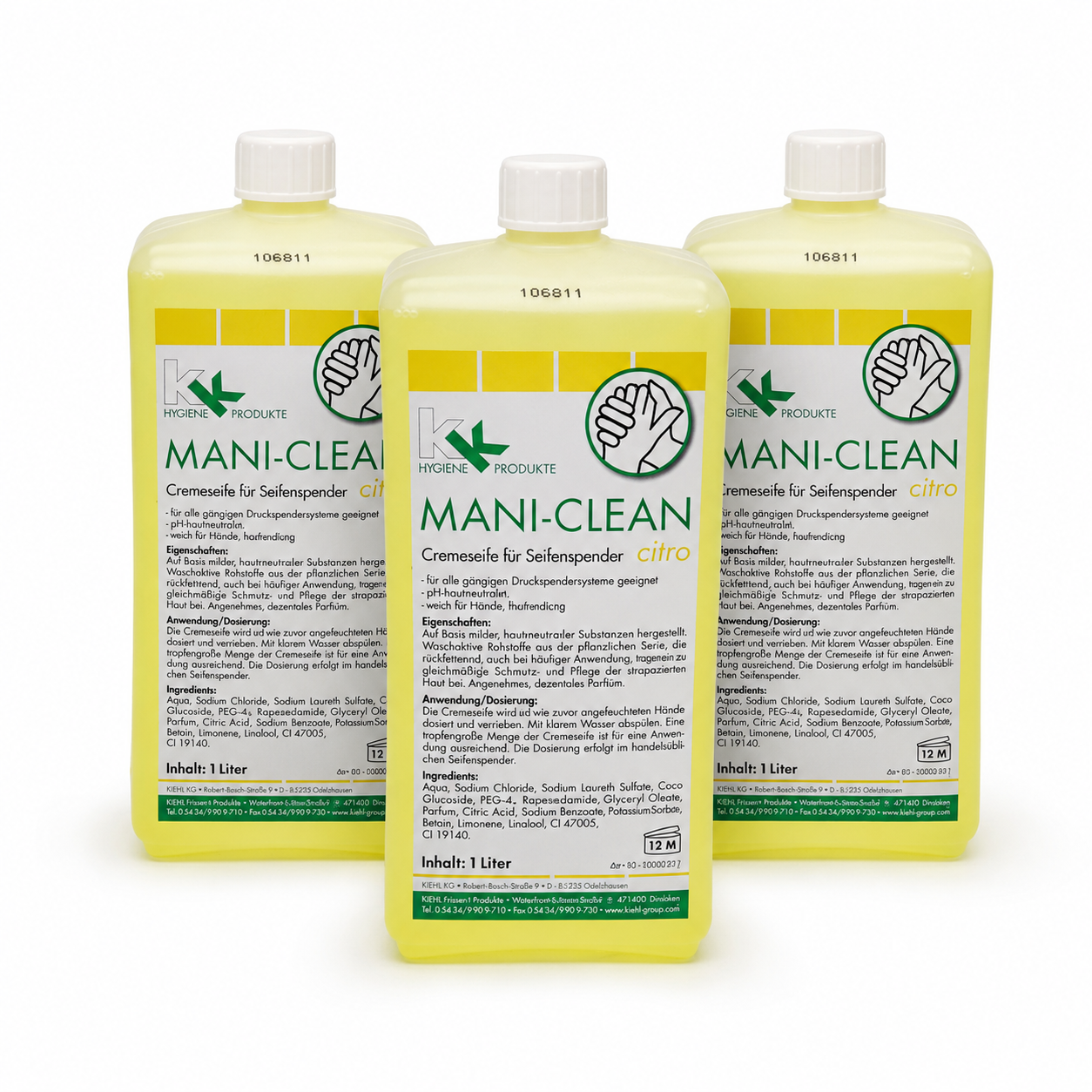 kk-mani-clean-citro-cremeseife-3-x-1-liter-handseife-gelb image 1