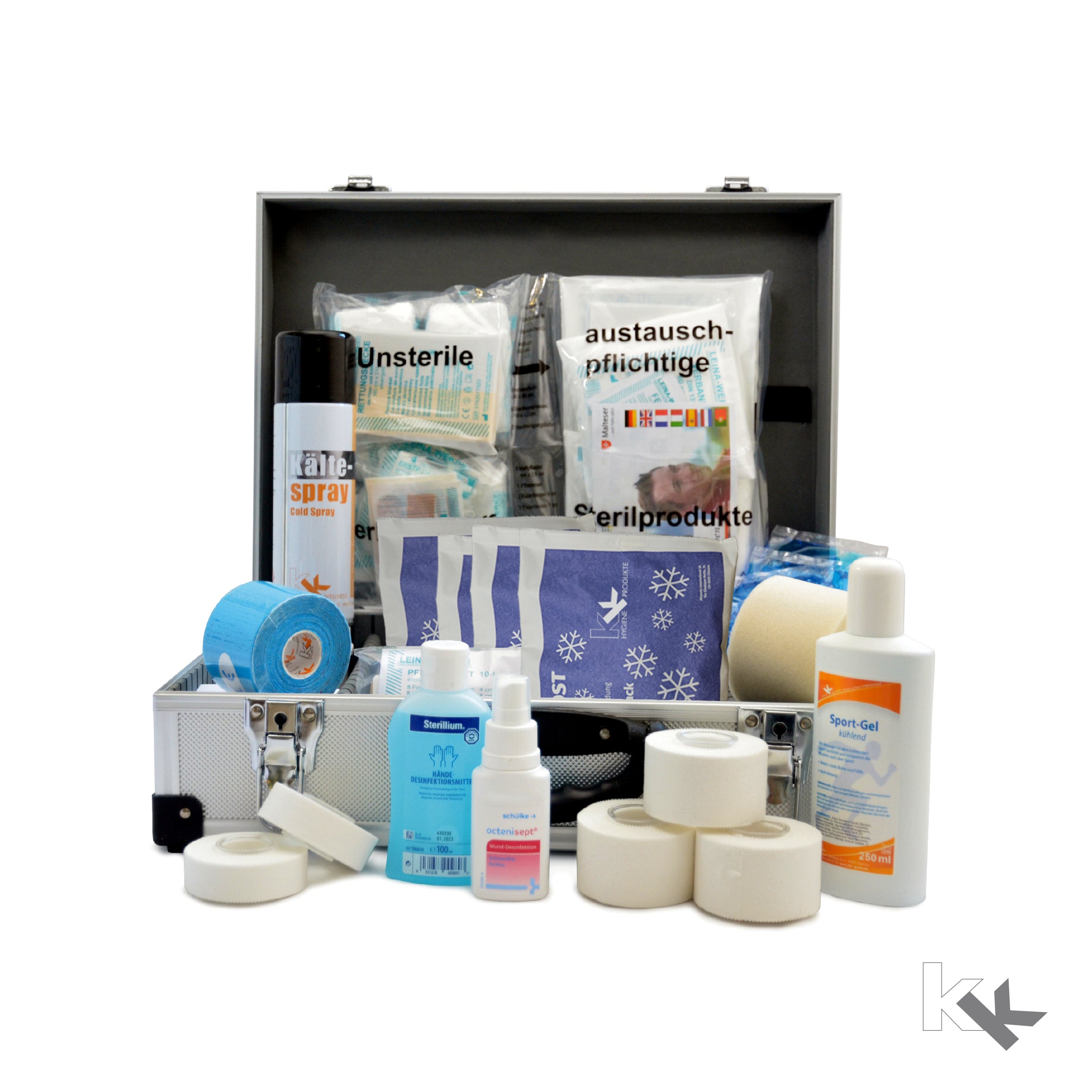 kk-sport-therapie-sportbetreuerkoffer-pro-sanit-tskoffer-gef-llt-din-13164 image 1