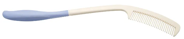 sundo-kamm-mit-langem-griff-39-cm-blau-wei-kunststoff image 1