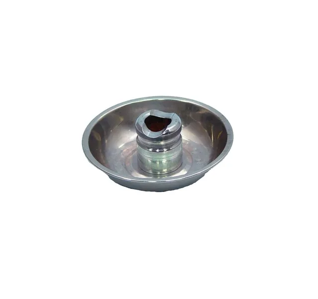 moxa-l-scher-messing-mit-auffangschale-10-cm image 1
