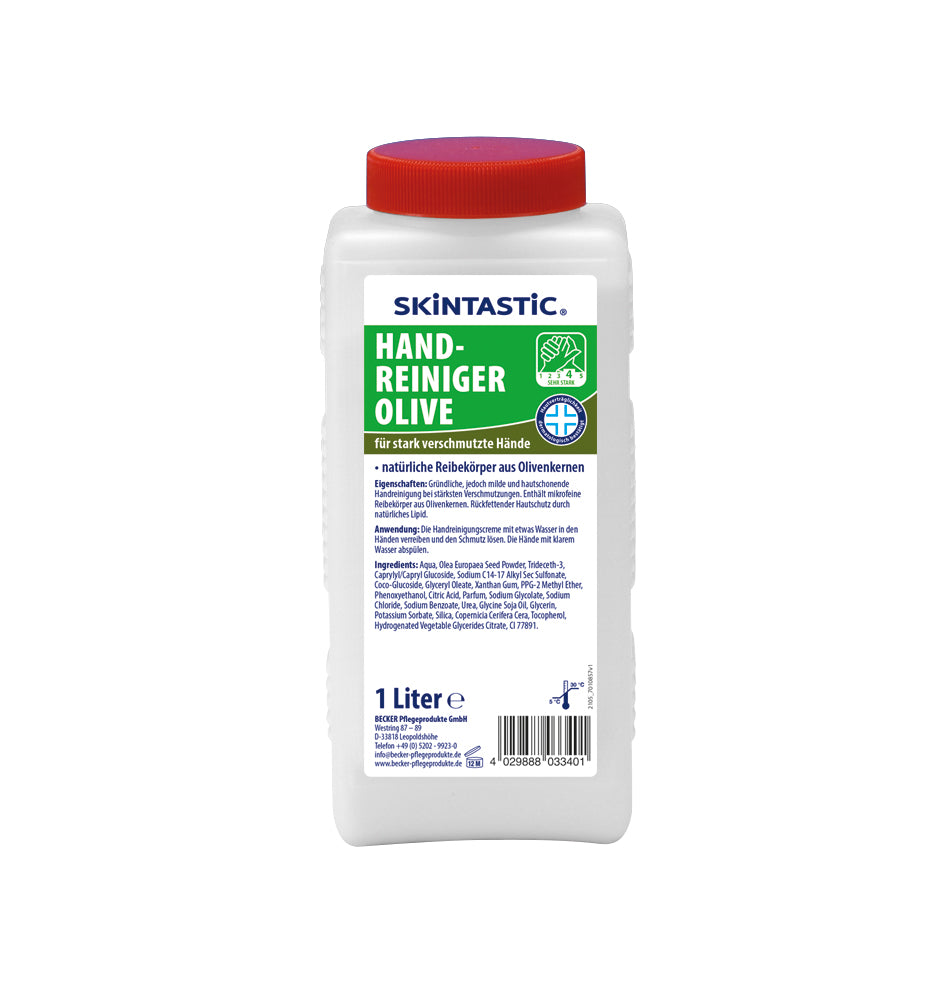skintastic-handreiniger-olive-1-liter-flasche-mit-olivenkern image 1