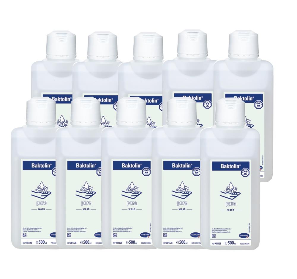 baktolin-pure-waschlotion-10-x-500-ml-parf-mfrei-ph-5-5 image 1