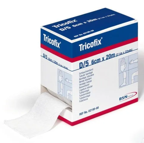 tricofix-schlauchverband-wei-6-cm-x-20-m-baumwolle image 1