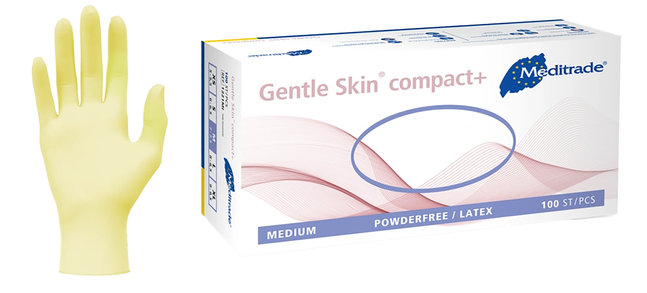 meditrade-gentle-skin-compact-latexhandschuhe-100-st-ck-puderfrei image 2