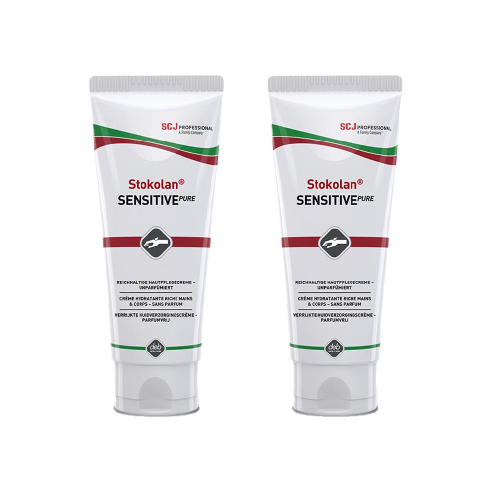 stokolan-sensitive-pure-hautpflegecreme-2x100-ml-parf-mfrei image 1