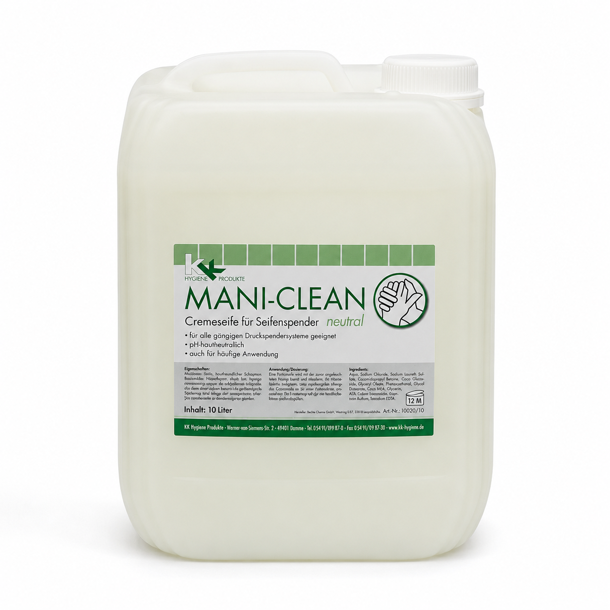 mani-clean-neutral-cremeseife-ohne-parf-m-10-liter image 1