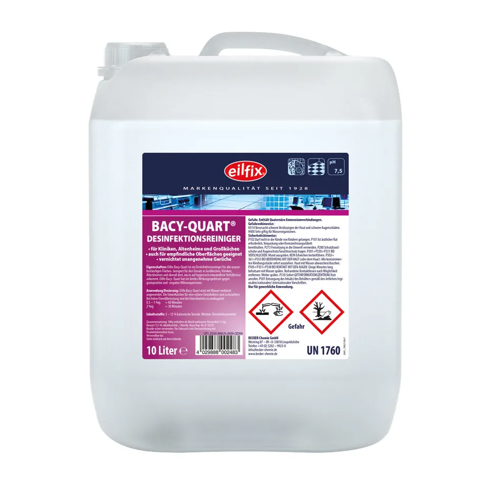 eilfix-bacy-quart-fl-chendesinfektion-konzentrat-10-liter image 1