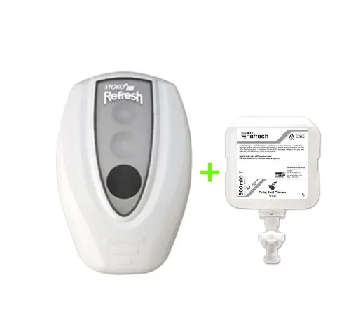 stoko-refresh-set-spender-toilettensitzreiniger-500-ml image 1