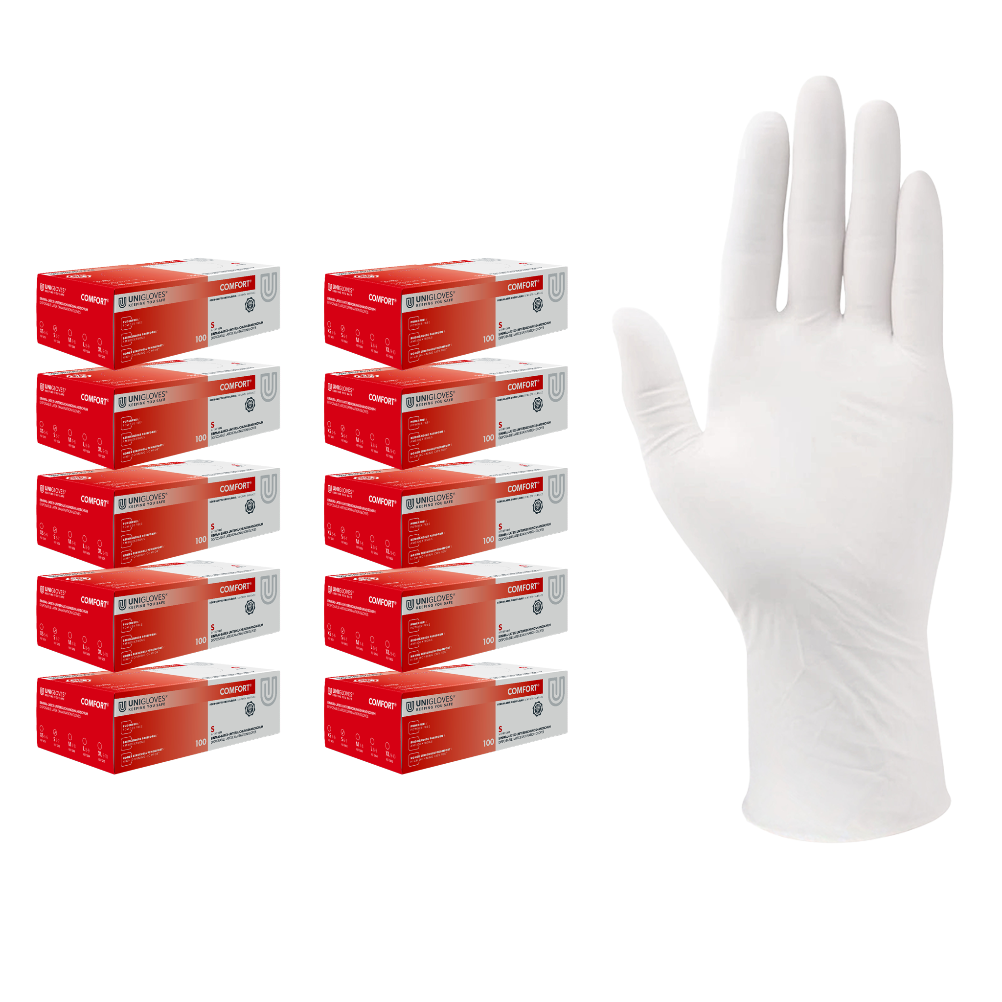 unigloves-comfort-latexhandschuhe-puderfrei-1000-st-ck image 2