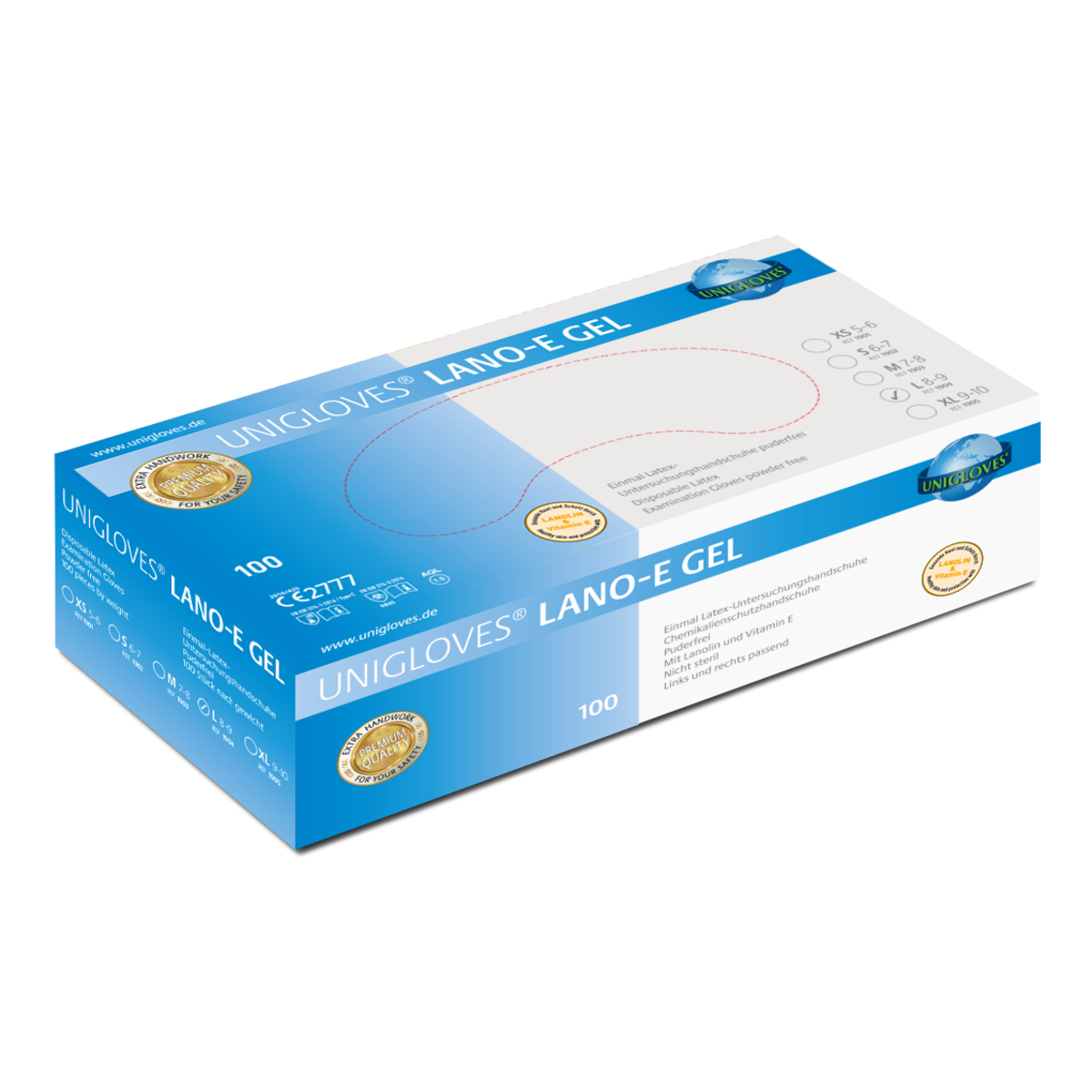 unigloves-lano-e-gel-latexhandschuhe-100-stk-puderfrei-gr-m image 4