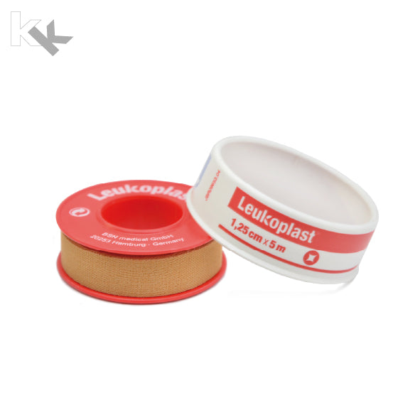 leukoplast-fixierpflaster-1-25-cm-x-5-m-mit-schutzring image 1