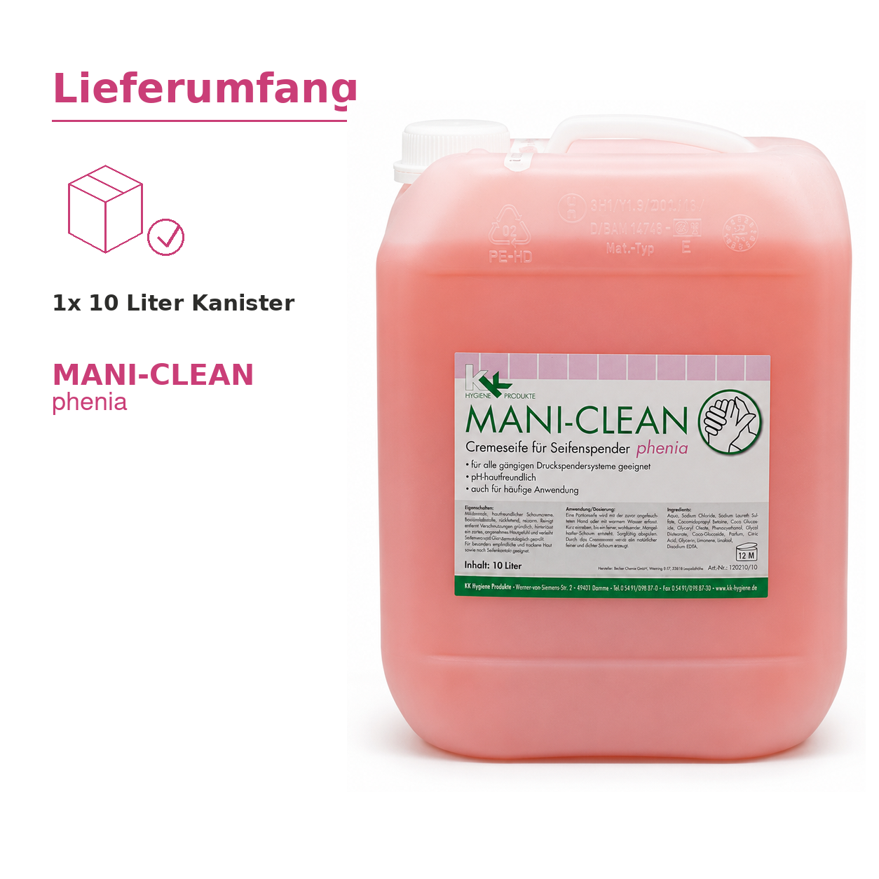 mani-clean-phenia-handwaschseife-10-liter-kanister image 5