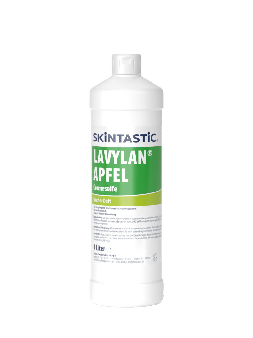 lavylan-cremeseife-apfel-1-liter-flasche-mild image 1
