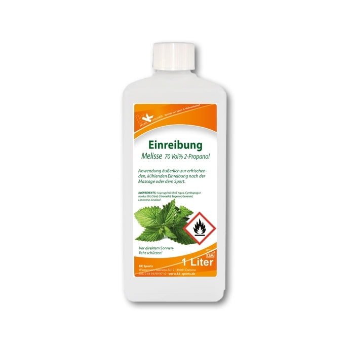 kk-einreibung-melisse-franzbranntwein-1-liter-melisse-k-hlend image 1