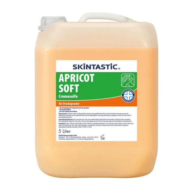 skintastic-cremeseife-apricot-5-liter-kanister-ph-hautfreundlich image 1