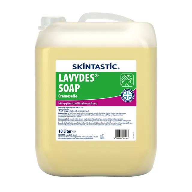 skintastic-lavydes-cremeseife-antibakteriell-10-liter-kanister image 1