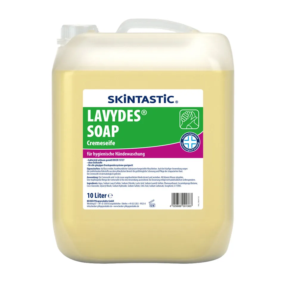 skintastic-lavydes-cremeseife-antibakteriell-10-liter-kanister image 1