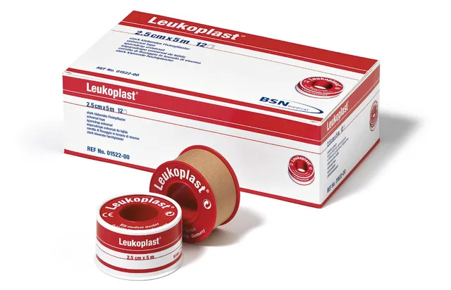 leukoplast-fixierpflaster-2-5-cm-x-5-m-rolle-hautfarben image 1