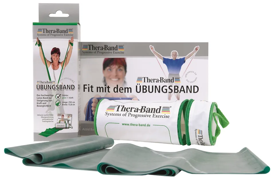 theraband-bungsband-gr-n-stark-12-8-cm-x-2-5-m image 1