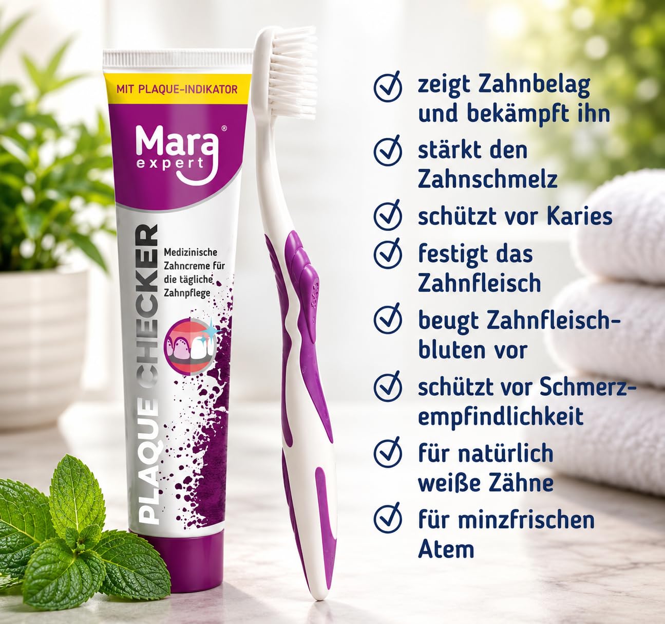 mara-expert-plaque-checker-set-zahnf-rbetabletten-plaque-zahnpasta-3tlg image 3
