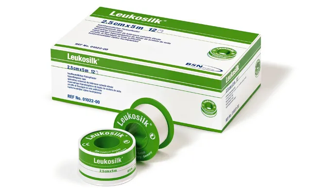 leukosilk-fixierpflaster-wei-2-5-cm-x-5-m-latexfrei image 1