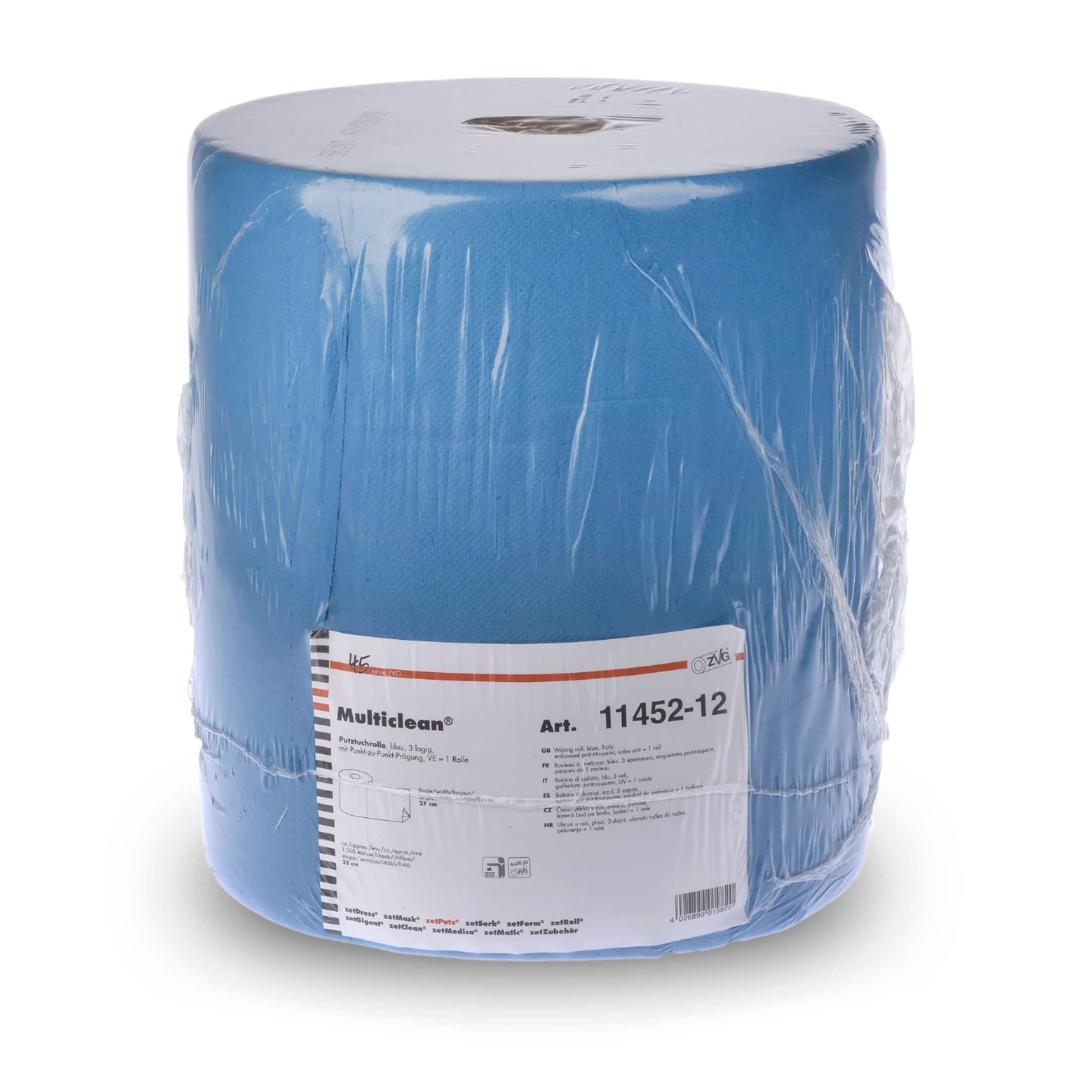 multiclean-putztuchrolle-blau-3-lagig-36x36-cm-1-rolle image 1