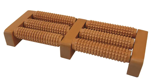 sundo-fussmassageroller-struktur-holz-6-rollen image 1