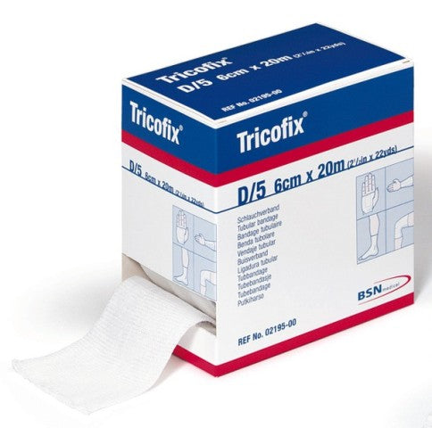 tricofix-schlauchverband-wei-6-cm-x-20-m-baumwolle image 1