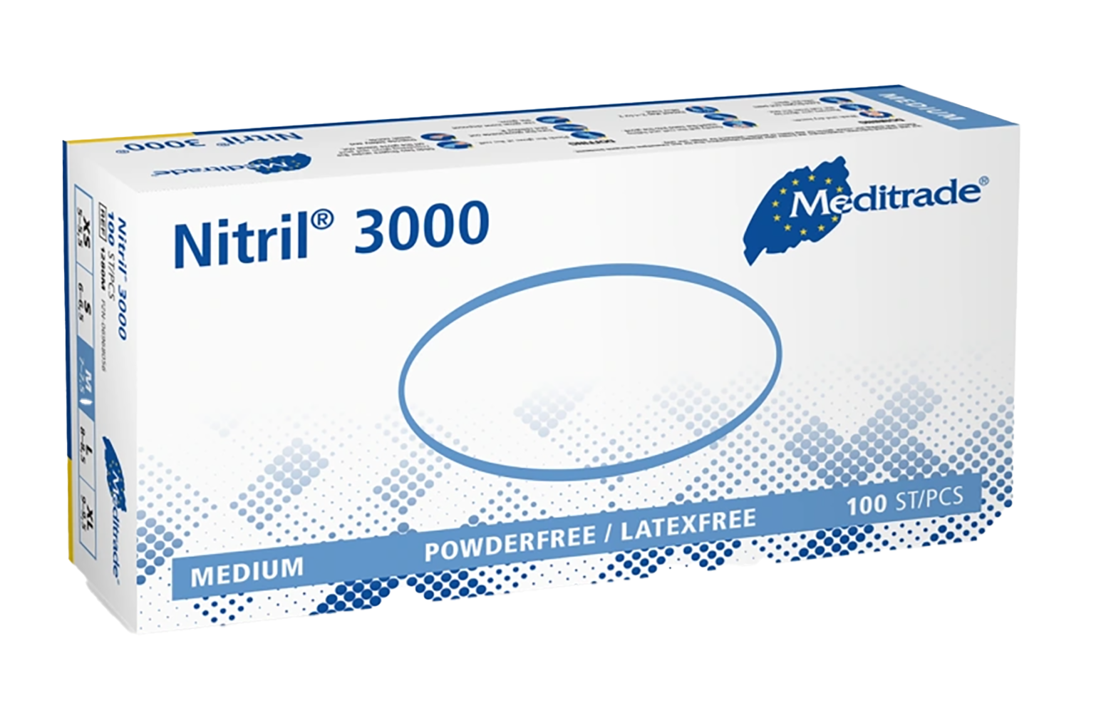 meditrade-nitril-3000-nitrilhandschuhe-large-100-st-ck-puderfrei image 1