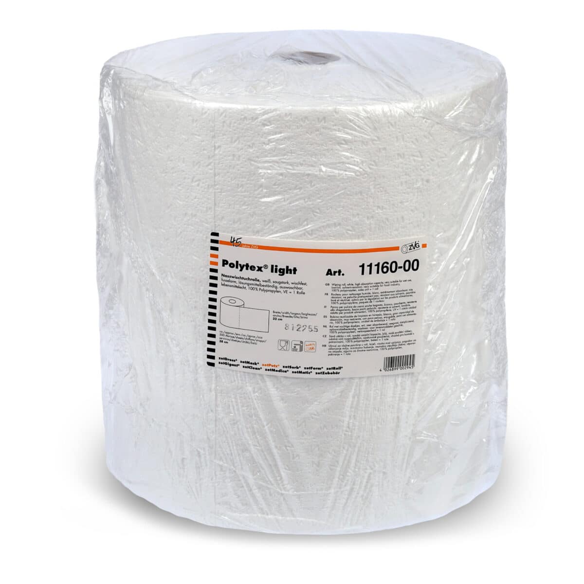 k-k-papierhygiene-polytex-light-nasswischtuchrolle-38x32cm-500-abrisse image 1