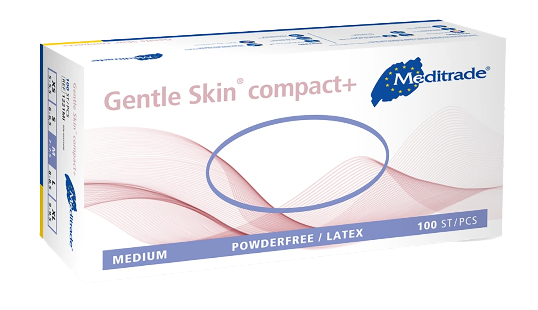 meditrade-gentle-skin-compact-latexhandschuhe-100-st-ck-puderfrei image 1