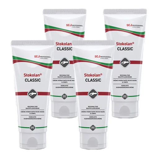 deb-stoko-stokolan-classic-hautcreme-4-x-100-ml-tube-trocken image 1