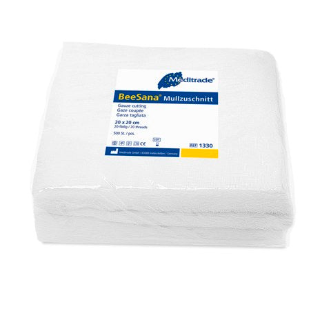 beesana-mullzuschnitt-20x20-cm-verbandmull-500-st-ck image 1