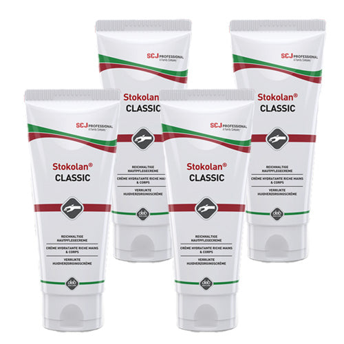 deb-stoko-stokolan-classic-hautcreme-4-x-100-ml-tube-trocken image 1