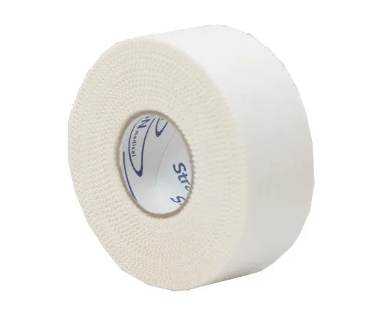 strappal-klebebinde-tape-2-5-cm-x-10-m-wei-unelastisch image 1