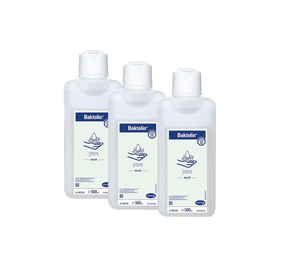 baktolin-pure-waschlotion-3x500-ml-parf-mfrei-ph-5-5 image 1
