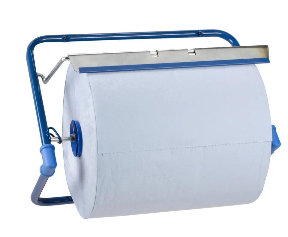 k-k-st-88522-wandhalter-metall-f-r-putztuchrolle-blau-40cm image 1