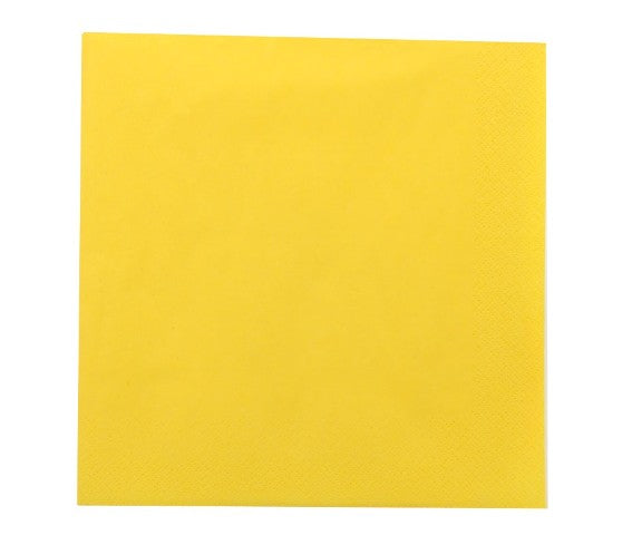 tafelserviette-40x40-cm-3-lagig-250-st-ck-gelb-creme image 1