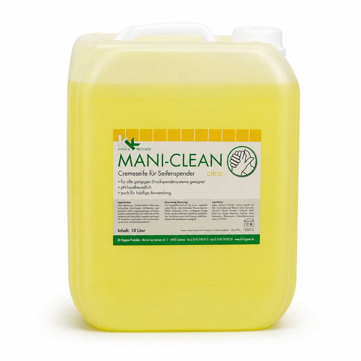 kk-mani-clean-citro-handwaschseife-10-liter-kanister-zitrone image 1
