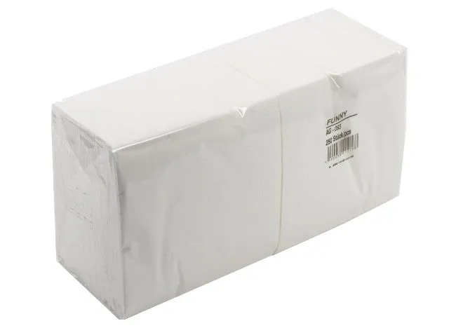 tafelserviette-33x33-wei-2-lagig-250-st-ck-zellstoff image 1